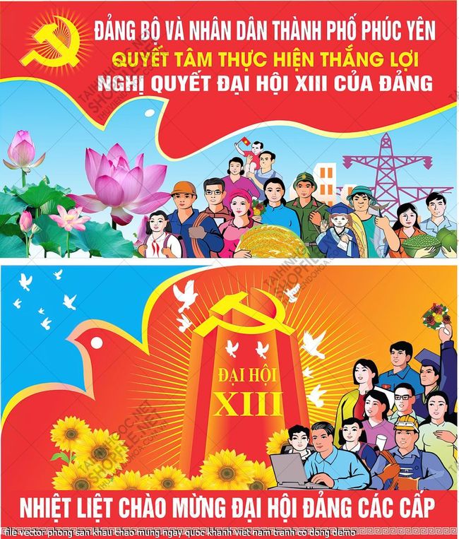 file vector phong san khau chao mung ngay quoc khanh viet nam tranh co dong